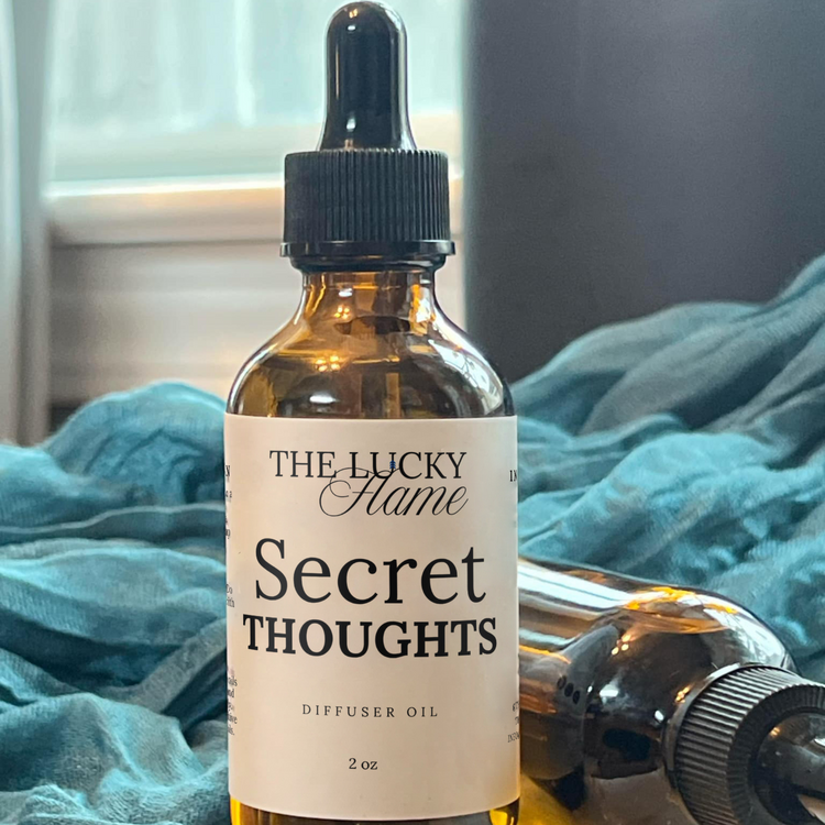 Secret Thoughts Diffuser Oil – Citrus, Bergamot & Amber | Sophisticated & Phthalate-Free (2 oz)