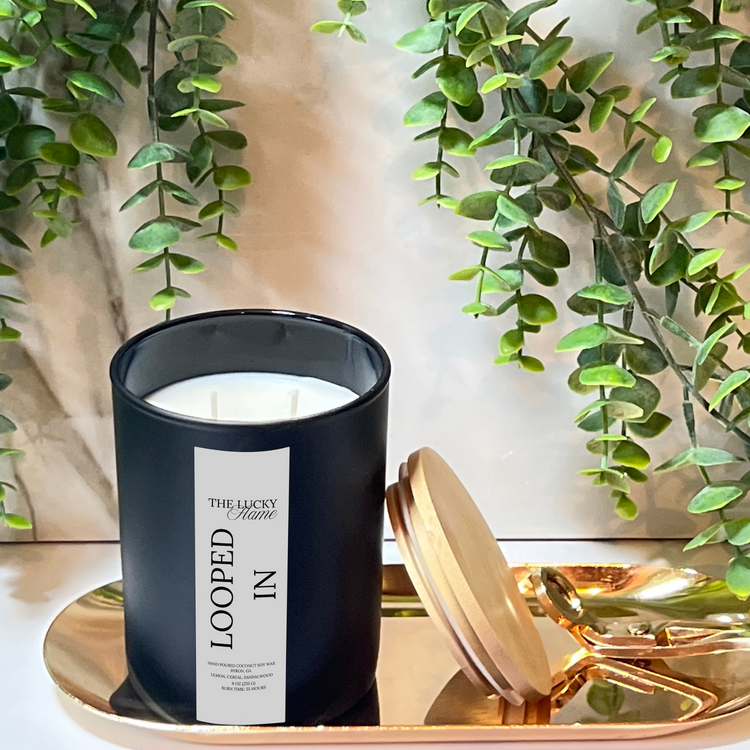 Looped In Candle – Coconut Soy, Fruity Cereal & Vanilla Scent 9 oz