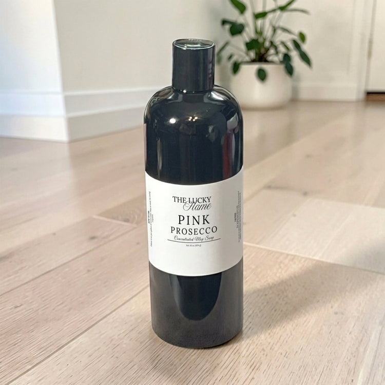 Pink Prosecco Mop Soap – Peach, Sugar & Sandalwood | Luxury Scented Floor Cleaner