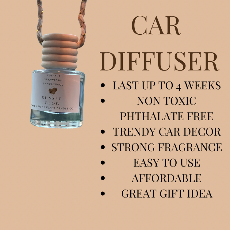 Sunset Glow Car Diffuser - The Lucky Flame