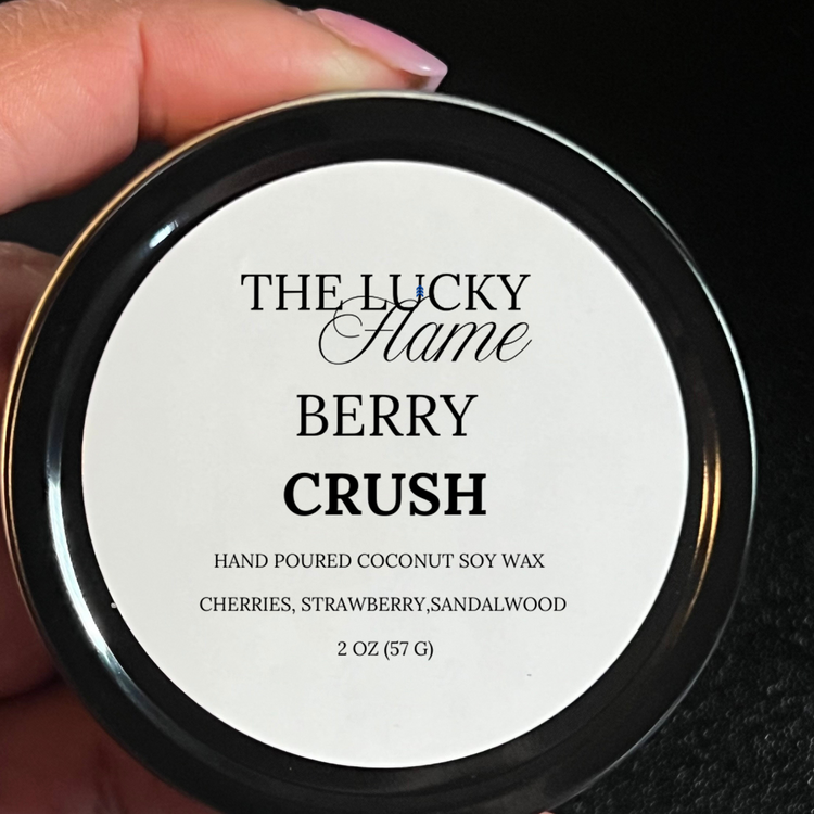 Berry Crush Candle - Tropical Blend of Strawberries, Cherries & Peaches