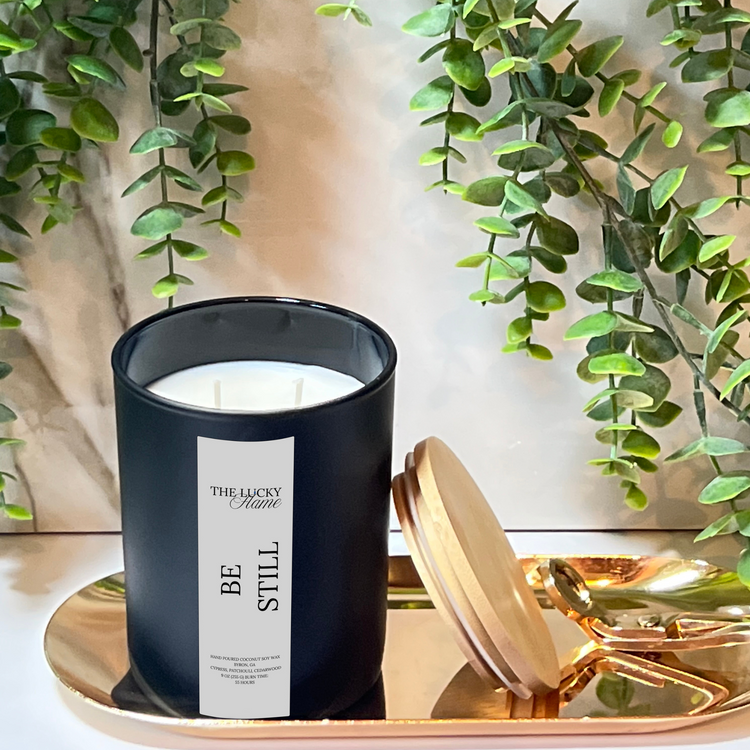 Be Still Candle - Virgin Coconut Soy Wax | Tranquil & Earthy Scent