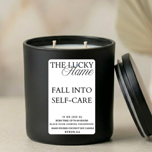 Fall Into Self Care Coconut Soy Candle