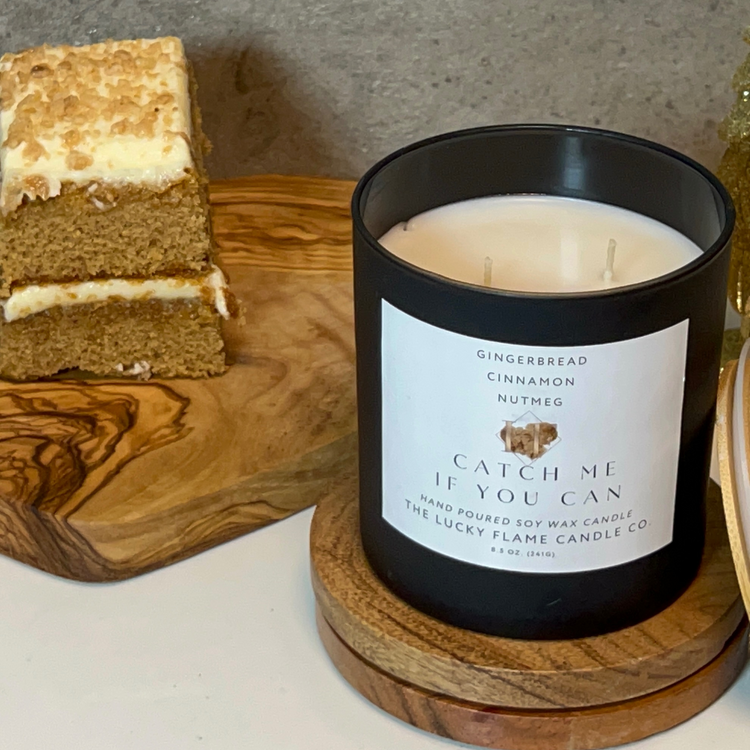 Catch Me If You Can Gingerbread Candle - The Lucky Flame