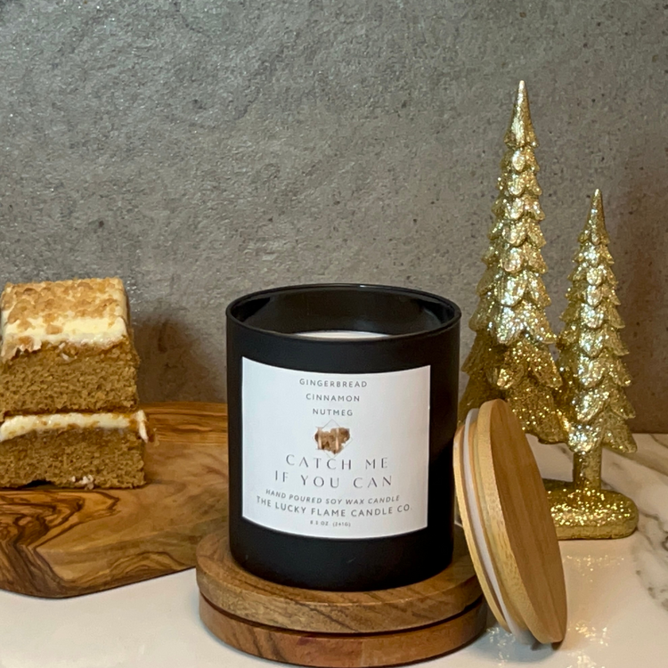 Catch Me If You Can Gingerbread Candle - The Lucky Flame