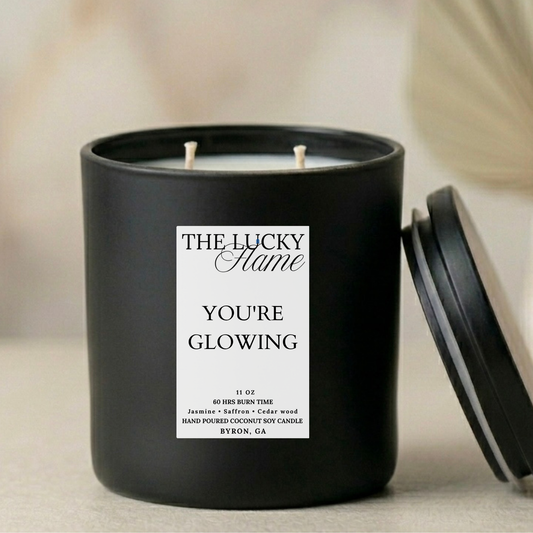 You're Glowing — Jasmine, Saffron & Cedarwood Candle