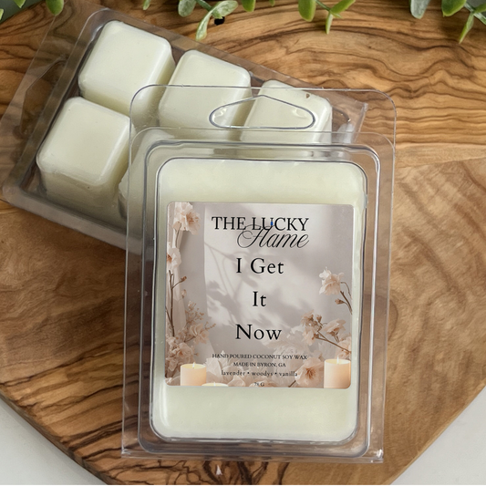 I Get It Now Wax Melts – Lavender, Woody Notes & Vanilla