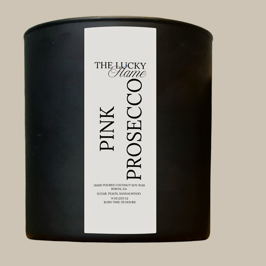 Wholesale 9 oz Coconut Soy Candles – Custom Black Jars with Bamboo Lids | Choose 2 Scents