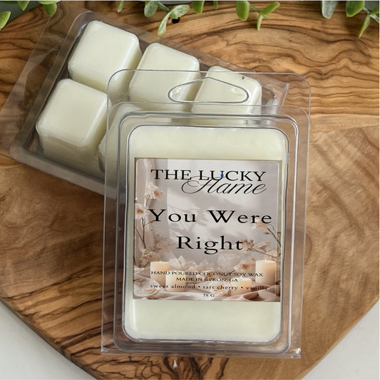 You Were Right Wax Melts – Citrus, Sugar & Vanilla